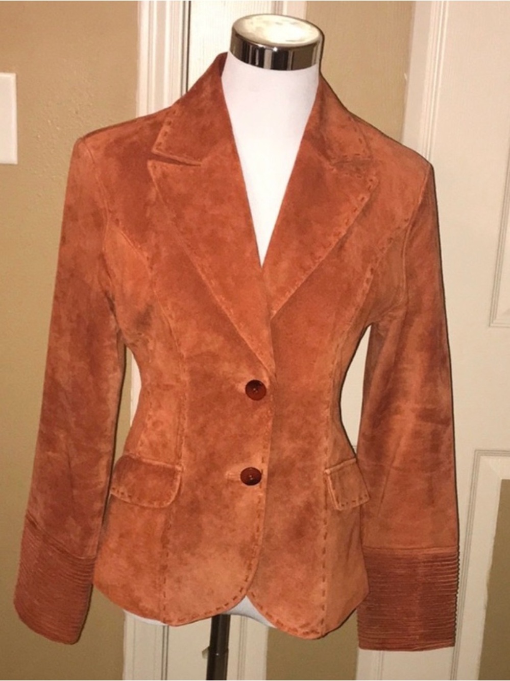 Suede blazer jacket (size 6)